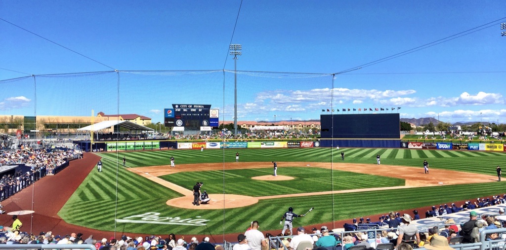 Peoria Sports Complex Spring Training Seating Chart