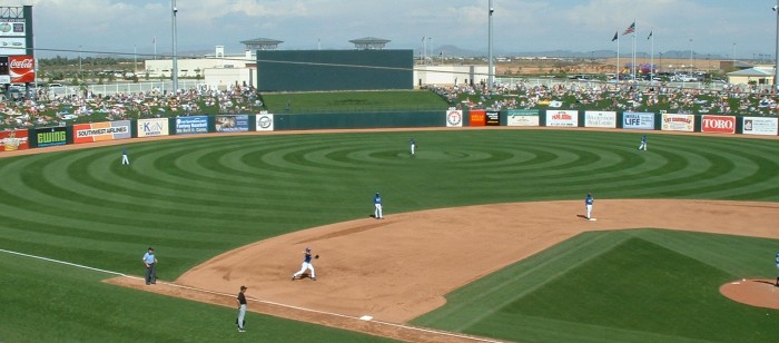 Kansas City Royals in Surprise Stadium - More Photos - Spring Training Online