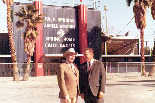 Gene Autry at Palm Springs training cam[