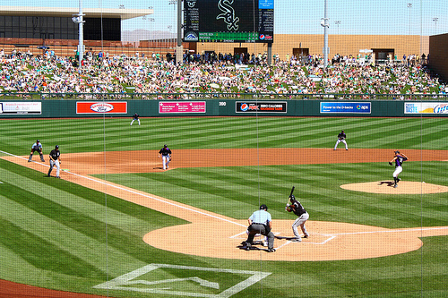 Colorado Rockies action at Salt River Fields